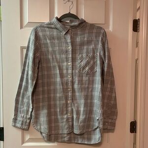 Gray Plaid women’s  Shirt